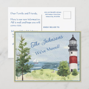 Wir haben das Lighthouse-Wasserbudget verschoben Postkarte