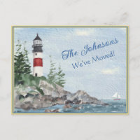 Wir haben das Lighthouse Water Budget Postkarte ve