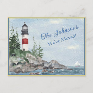 Wir haben das Lighthouse Water Budget Postkarte ve