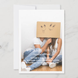 Wir haben das moderne minimale Foto überarbeitet Ankündigung