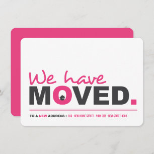 Wir haben das Moving Announcement Housewarming Par Einladung