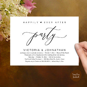 Wir haben das Party zum Hochzeitsessen, das Abende Einladung