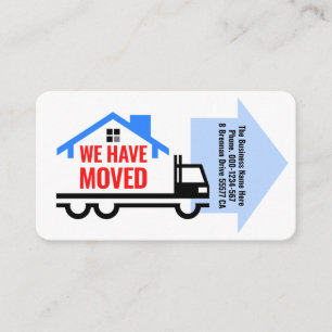 WIR HABEN DAS UNTERNEHMEN VERLEGT VISITENKARTE