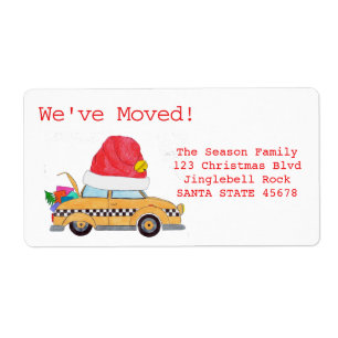 Wir haben das weihnachtgelbe Taxi umgezogen