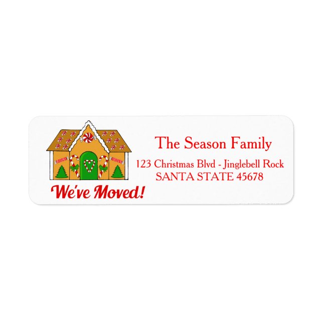 Wir haben das Weihnachtslabel "Gingerbrot" verscho (Vorne)