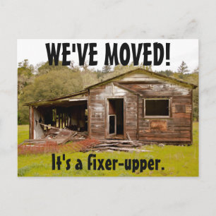 Wir haben den Adresswechsel auf der Postkarte vers