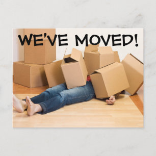 Wir haben den Adresswechsel auf der Postkarte vers