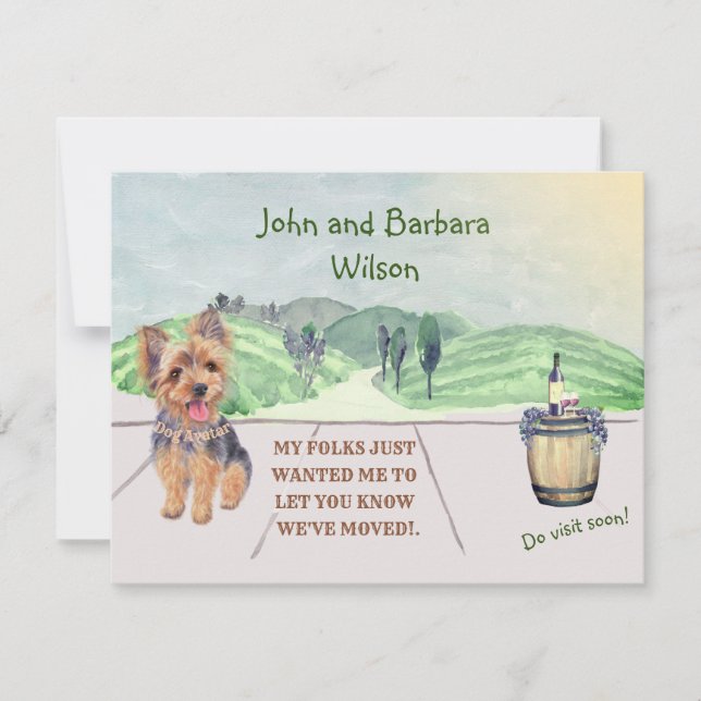 Wir haben den Avatar Familienhund bewegt Ankündigung (Vorderseite)