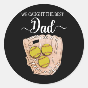 Wir haben den besten Papa lustig Softll Papa Vater Runder Aufkleber
