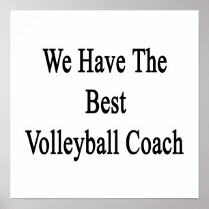Wir haben den besten Volleyballtrainer Poster