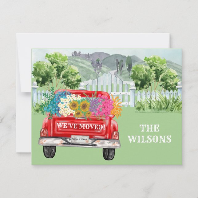 Wir haben den charmanten Landschaftlichen LKW-Budg Ankündigung (Vorderseite)