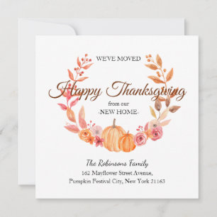 Wir haben den Erntedank mit neuen Zuhause-Bewegung Ankündigung