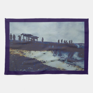 Wir haben den ganzen Fisch gegessen, das? Hafen Geschirrtuch