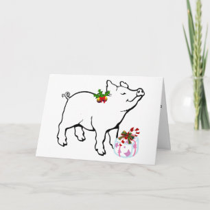 WIR HABEN DEN GANZEN WEG ZU SAGEN, NUR CHRISTMAS. FEIERTAGSKARTE