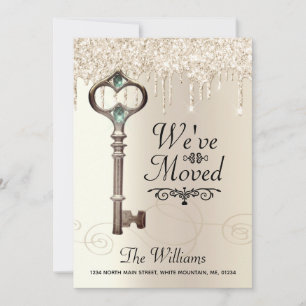 Wir haben den Glitzer-Adressenwechsel mit Schlüsse Ankündigung