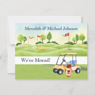 Wir haben den Grüntöne des Golfkartons verschoben Ankündigung