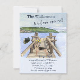 Wir haben den Hund-See-Bootssteg verschoben Ankündigung