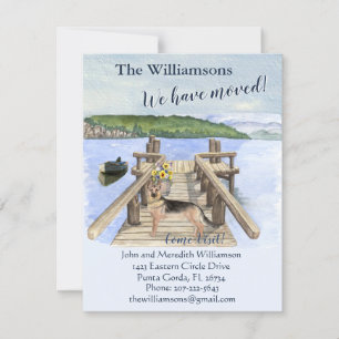 Wir haben den Hund-See-Bootssteg verschoben Ankündigung