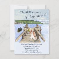 Wir haben den Hund-See-Bootssteg verschoben