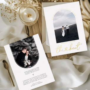 Wir haben den Knoten geknüpft   Foto-Elopement-Ank Folieneinladung