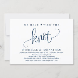 Wir haben den Knoten, Hochzeitsfeiern Party IV Einladung