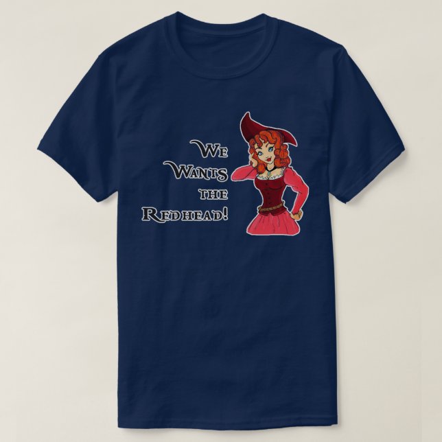 Wir haben den Redhead Gewollt T-Shirt (Design vorne)