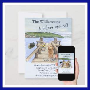 Wir haben den Seebootsteg verschoben Ankündigung