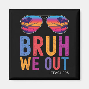 Wir haben den Sommer der Lehrer am letzten Tag der Magnet