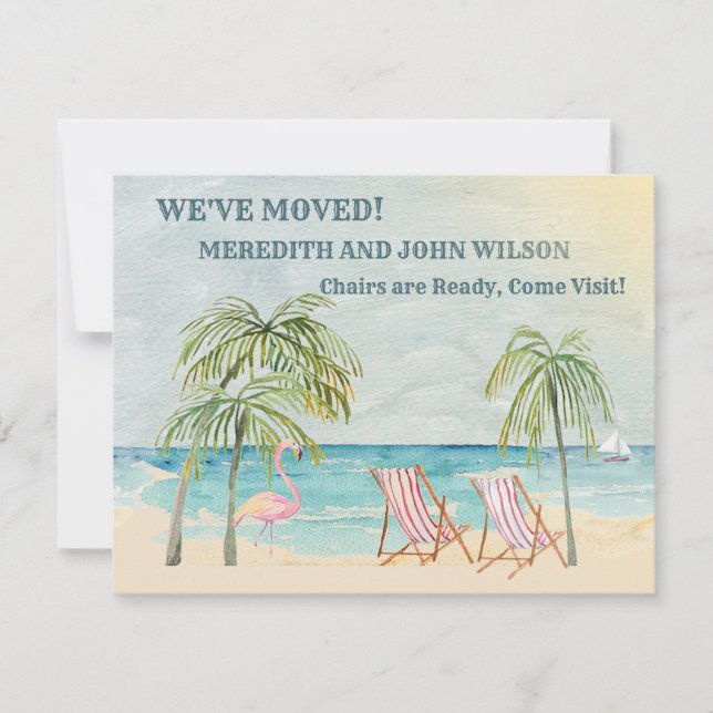 Wir haben den Watercolor Ocean Beach Classic Move Ankündigung (Vorderseite)