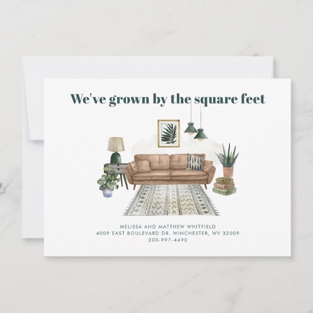 Wir haben die Ankündigung "Adressverschiebung" ver (Vorderseite)