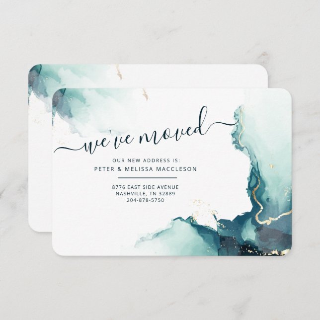 Wir haben die Ankündigung "Adressverschiebung" ver (Vorne/Hinten)