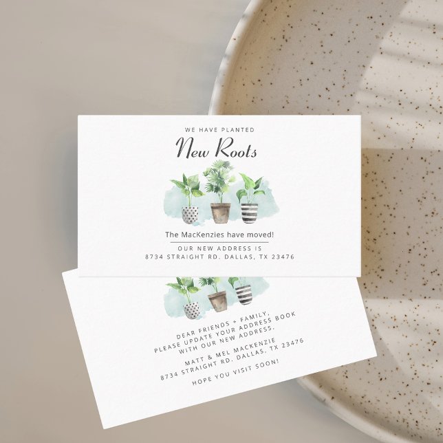 Wir haben die Ankündigung "Adresswechsel" verschob (We've Moved Change of Address Family Moving Announcement)