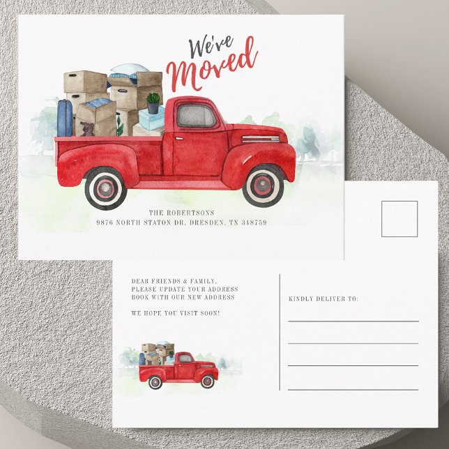 Wir haben die Ankündigung "Adresswechsel" verschob (We've Moved Change of Address Moving Announcement)