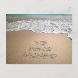 Wir haben die Ankündigung Beach Sand schriftlich v