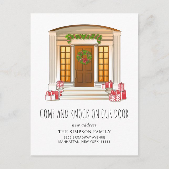 Wir haben die Ankündigung "Bewegung" verschoben Postkarte (Vorderseite)