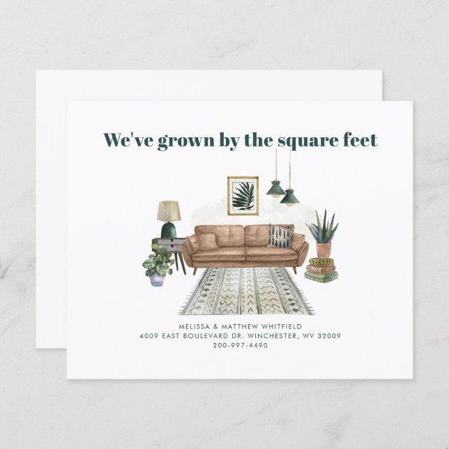 Wir haben die Ankündigung "Chic Boho-Bewegung" ver (Vorne/Hinten)