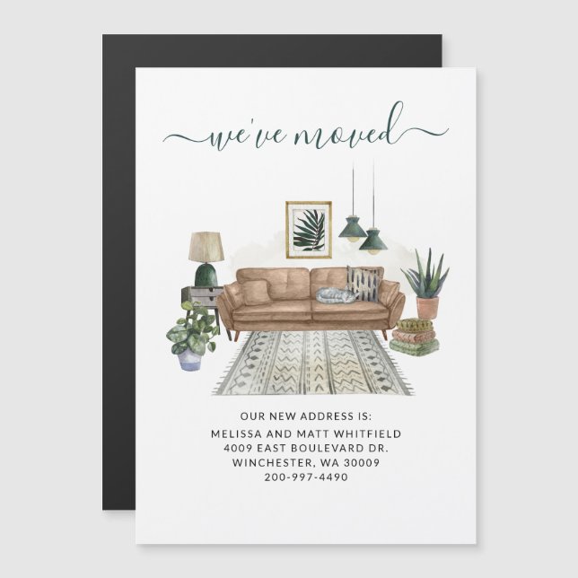 Wir haben die Ankündigung "Chic New Address Moving (Vorne/Hinten)