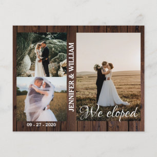 Wir haben die Ankündigung der Hochzeit von Foto Co