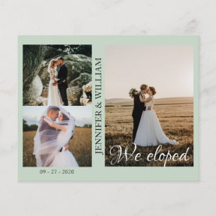 Wir haben die Ankündigung der Hochzeit von Fotosam