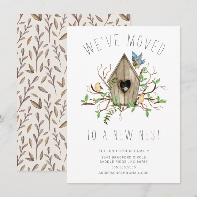 Wir haben die Ankündigung der Neuen Nestbewegung v (Vorne/Hinten)