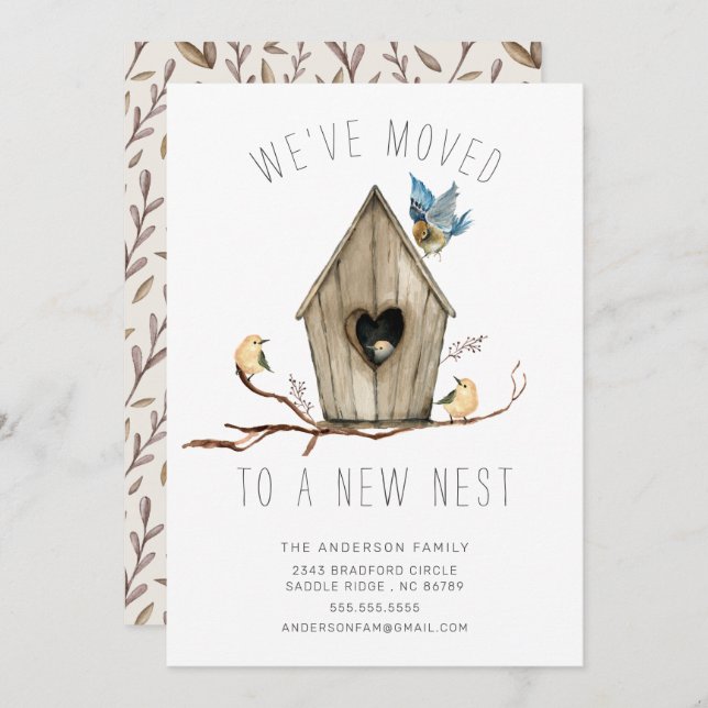 Wir haben die Ankündigung der Neuen Nestbewegung v (Vorne/Hinten)