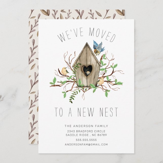 Wir haben die Ankündigung der Neuen Nestbewegung v (Vorne/Hinten)