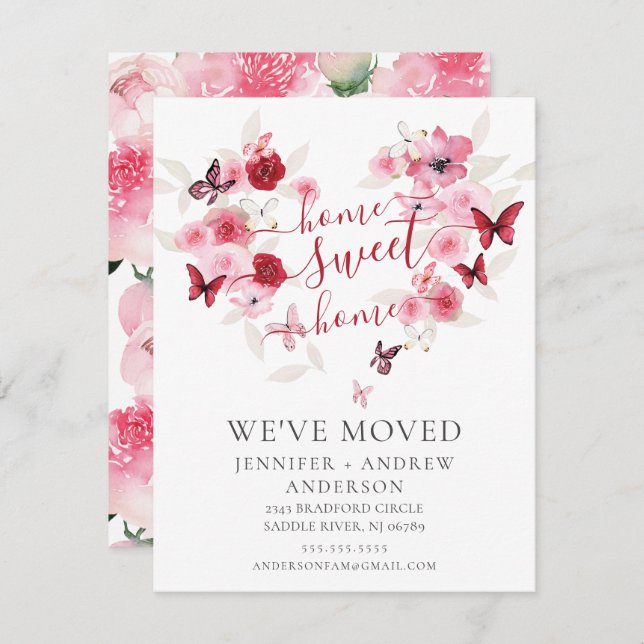 Wir haben die Ankündigung der Rosa-Flora-Bewegung  (Vorne/Hinten)