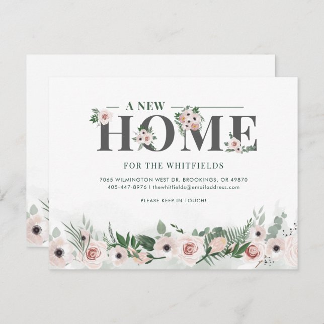 Wir haben die Ankündigung der Rosa-Flora-Bewegung  (Vorne/Hinten)