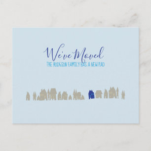 Wir haben die Ankündigung einer neuen Zuhause vers Postkarte