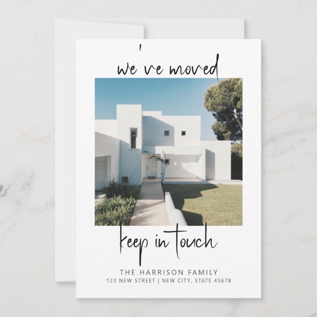 Wir haben die Ankündigung "Moving Moving Moving" d (Vorderseite)