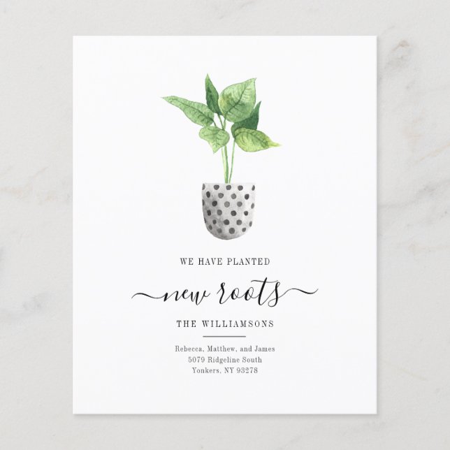 Wir haben die Ankündigung über Boho-Bewegung versc (Vorderseite)