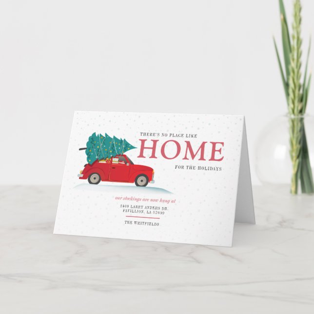 Wir haben die Ankündigung über den Umzug von Feier (Vorderseite)