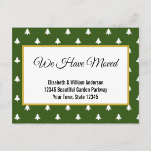 Wir haben die Ankündigung über die Bewegung des We Postkarte