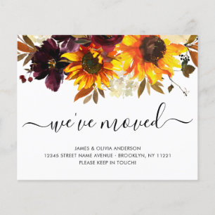 Wir haben die Ankündigung über die Sonnenblumen im